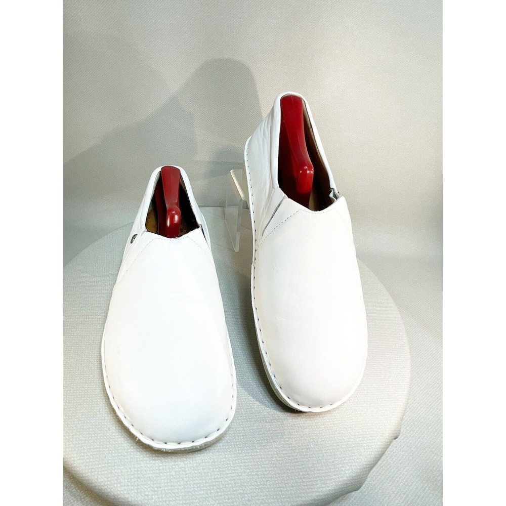 Women's Finn Comfort Nurse Shoes Newport Nappa Weiss 5407 106 6 SZ 39D READ DISC